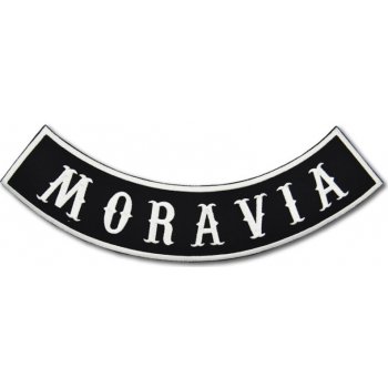 Moto nášivka Moravia Rocker - XXL na záda