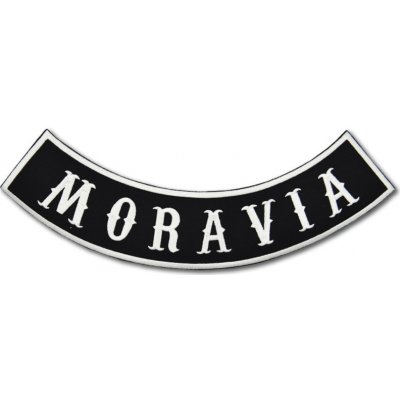 Moto nášivka Moravia Rocker - XXL na záda – Zbozi.Blesk.cz