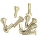 PN Racing M2x8 Titanium Button Head Hex Machine Screw 10 ks – Hledejceny.cz