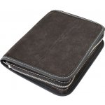 Obal na knihu se zipem XL Hnědá tmavá semiš – Sleviste.cz