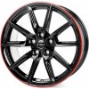 Alu kolo, lité kolo Borbet LX 8x19 5x112 ET50 black rim red