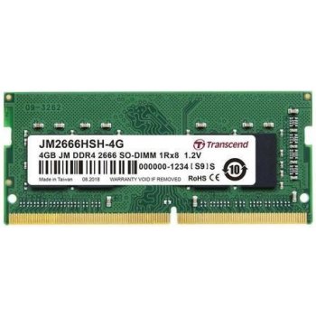 Transcend SODIMM DDR4 4GB 2666MHz CL19 JM2666HSH-4G