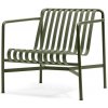 Zahradní židle a křeslo HAY Židle Palissade Lounge Chair Low, olive