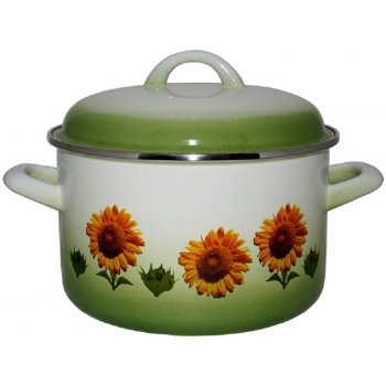 Metalac- smaltovaný hrnec SLUNEČNICE 14 cm 1,5 l