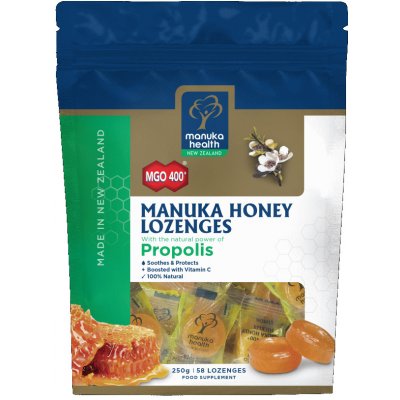Bonbóny s Manukovým medem MGO 400+ Propolisem a vit. C doplněk stravy 250 g – Zboží Mobilmania