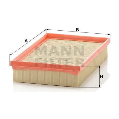 MANN FILTER Vzduchový filtr C 2579 – Hledejceny.cz