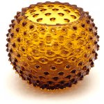 Váza 12cm - Hobnail - Ananas - amber – Hledejceny.cz