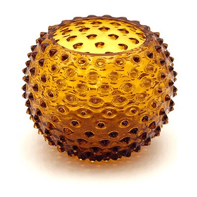 Váza 12cm - Hobnail - Ananas - amber – Hledejceny.cz