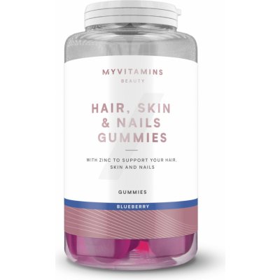 MyProtein MyVitamins Hair Skin & Nails Gummies 60 ks borůvka