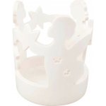 Anděl Přerov Svícen s andílky porcelánový 6,5 x 8 x 6,5 cm – Hledejceny.cz