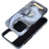 Pouzdro a kryt na mobilní telefon Apple Forcell F-Protect Mirage kompatibilní s MagSafe pro iPhone 15 Pro Max marble mist