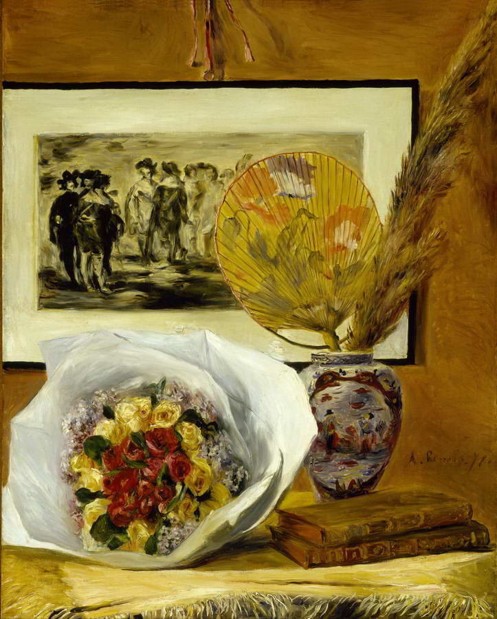 Obrazy - Renoir, Auguste: Zátiší s vázou květin - reprodukce obrazu od 608  Kč - Heureka.cz