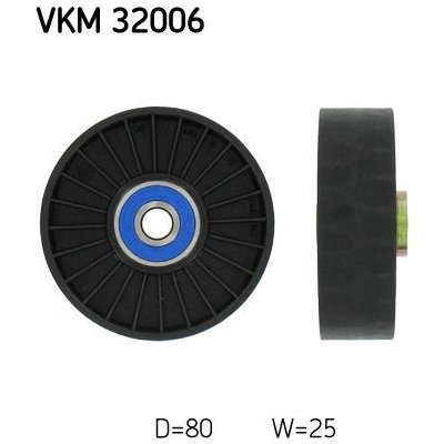Vratná/vodicí kladka, klínový žebrový řemen SKF VKM 32006 (VKM32006)
