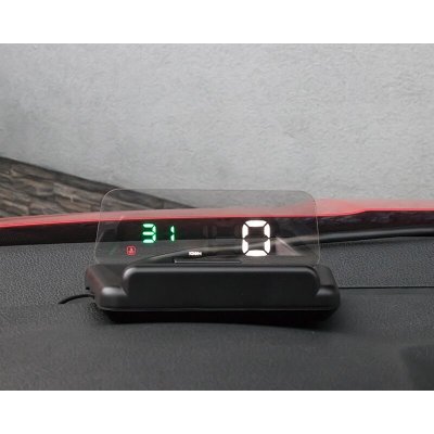 HEAD UP DISPLEJ 4", OBDII, reflexní deska – Zboží Mobilmania