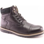 Pánská kožená zimní zateplená obuv PZ 1059-49 s membránou černá – Zbozi.Blesk.cz