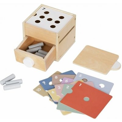 EliNeli Montessori matematický box vkládačka – Zboží Mobilmania