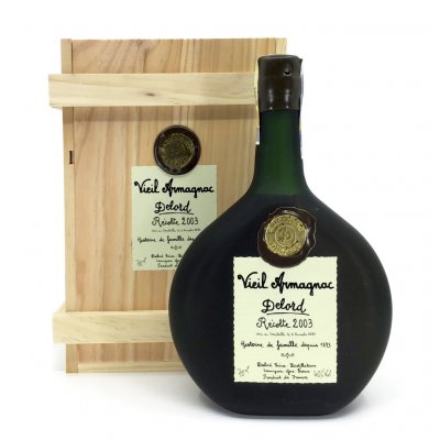 Armagnac-Delord Millésimés 2003 40% 0,7 l (dřevěná kazeta) – Zboží Mobilmania