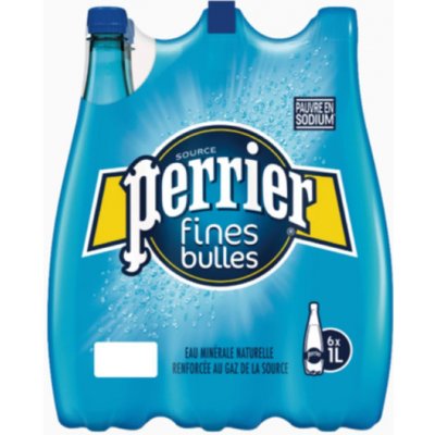 Perrier Minerální voda jemně perlivá 6 x 1 l – Hledejceny.cz