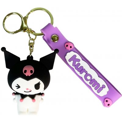 Přívěsek na klíče Kuromi Hello Kitty 6 cm Typ: 1 – Zboží Dáma