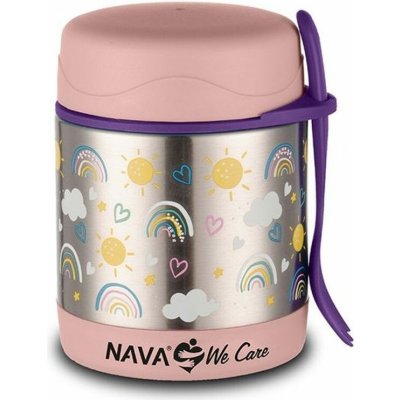 Nava Termoska jídlovka 350 ml SLUNÍČKO pink – Zboží Dáma