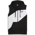 Puma Power colorblock sleeveless fz hoodie tr vesta černo-bílá – Zbozi.Blesk.cz