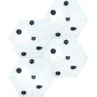 Duvlan lezecká stěna 178x141 cm Set white – Zboží Dáma