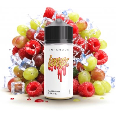 Infamous LongZ Shake & Vape Raspberry Grape 10 ml – Hledejceny.cz