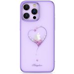 Pouzdro Kingxbar Wish Series silikonové s original Swarovski crystals na iPhone 14 PRO fialové – Hledejceny.cz