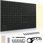 TEXI Sada na patchwork a šití, TEXI CRAFT BLACK 90x60cm – Sleviste.cz