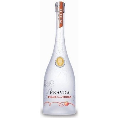 Pravda Peach 37,5% 0,7 l (holá láhev)