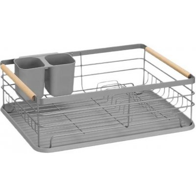 Textilomanie Kovový odkapávač na nádobí AVERO šedý – Zboží Mobilmania