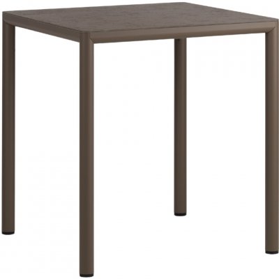 Nardi zahradní stůl Piave 70 x 70 cm Hnědý – Hledejceny.cz