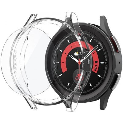 SPIGEN THIN FIT Pouzdro + sklo Samsung Galaxy Watch 5 Pro 45mm průhledné 49984