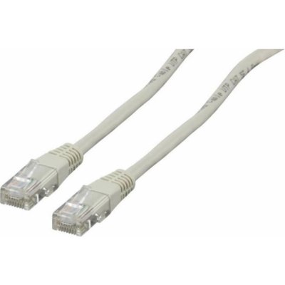 Datacom 1560 patch UTP CAT5E, 10m, šedý – Zboží Mobilmania