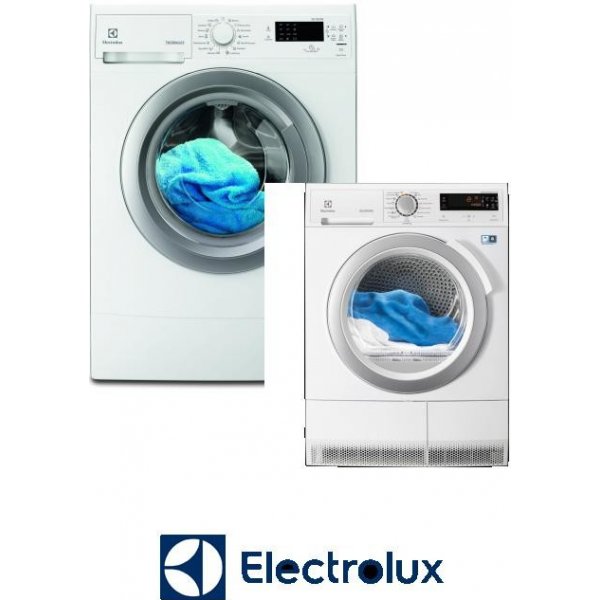 Set domácích spotřebičů Set ELECTROLUX EWS1274SAU+EDH3988TDW