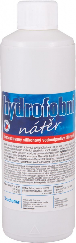 Druchema Lukofob 39 hydrofobní nátěr, 500 ml