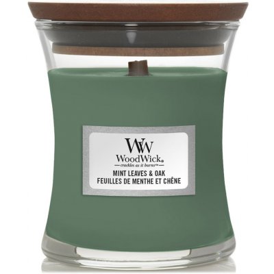 WoodWick Mint Leaves & Oak 85 g – Sleviste.cz