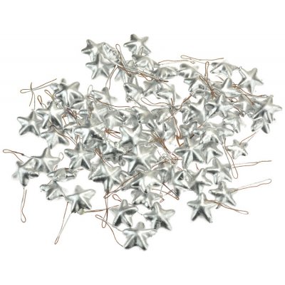 Flora Dekorační hvězdičky á3cm Stříbrné 70ks 8585044103167 – Zboží Mobilmania