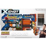 Zuru X Shot SKINS s bubnovým zásobníkem s 12 šipkami SONIC – Zboží Mobilmania