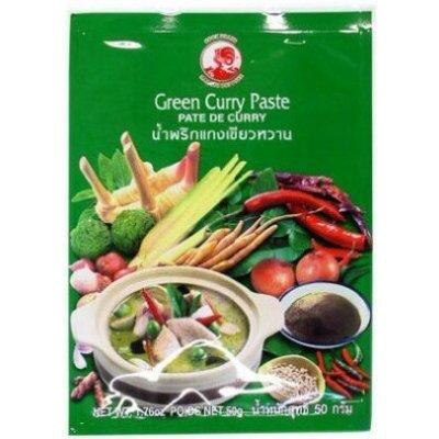 Cock brand thajská zelená kari pasta 50 g – Hledejceny.cz