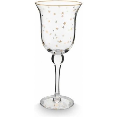 Pip Studio Royal Winter Stars Gold sklenice na víno 365 ml – Zboží Mobilmania