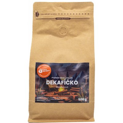 Káva na cesty Dekafíčko zrnková 0,5 kg – Hledejceny.cz