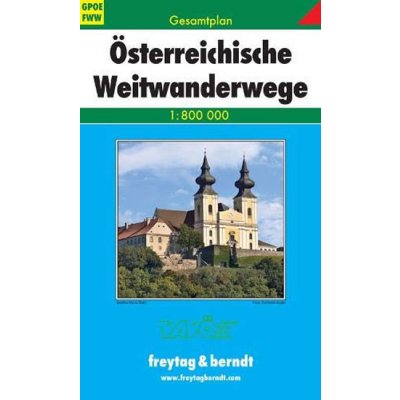 Österreichische Wei Gesamtplan 1:800 000/Rakouské dálkové turistické trasy – Zboží Mobilmania