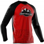 Rocky Mountain Trailový s dlouhým rukávem černá/červená – Zboží Dáma