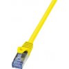 síťový kabel Logilink CQ3087S Patch Cat.6A 10G S/FTP PIMF PrimeLine, 7,5m, žlutý