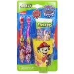 Paw Patrol Tlapková patrola zubní kartáček 2 kusy + zubní pasta 75 ml + kelímek dárková sada – Zboží Mobilmania