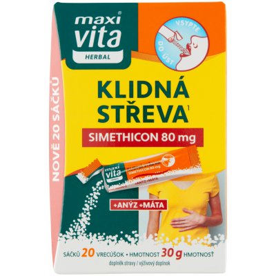 Maxi Vita Herbal Klidná střeva 20 sáčků – Hledejceny.cz