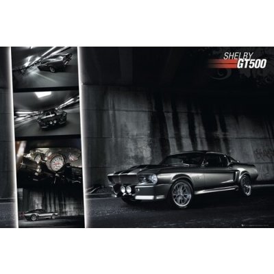 Plakát, Obraz - Easton - shelby gt 500, (91,5 x 61 cm) – Zboží Mobilmania