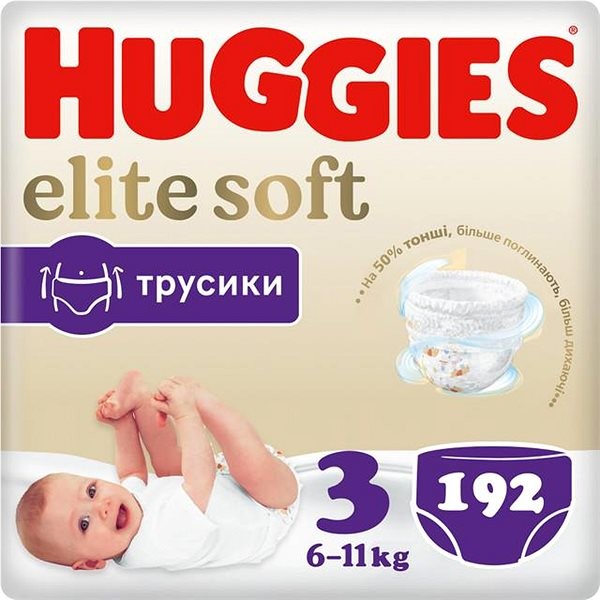 Huggies Elite Soft Pants 3 192 ks