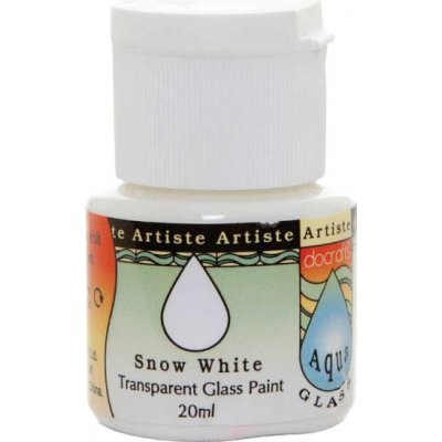 West Design Barva na sklo 20ml Aquaglass sněhově bílá – Sleviste.cz